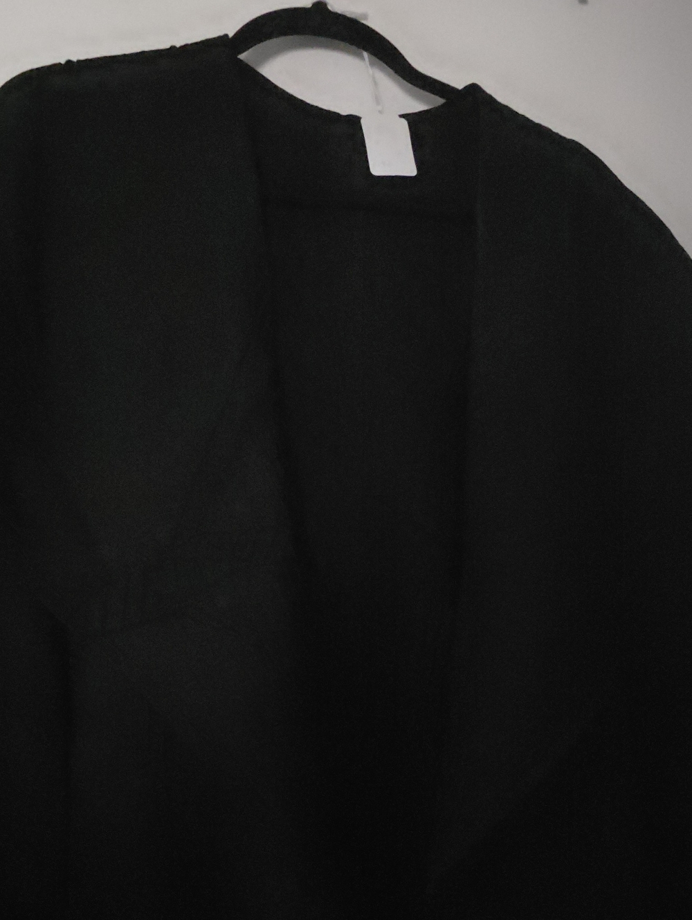 Black Women’s Open-Front Jacket